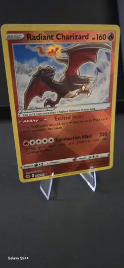Pokemon TCG Radiant Charizard Crown Zenith Holo Ultra Rare Card 020/159 - Image 3