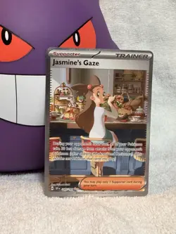 Jasmine's Gaze Full Art Holo Ultra Rare Trainer Supporter 245/191 Sv08 - Image 1