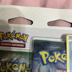 Pokemon TCG XY Fates Collide 3 Blister Pack Froakie Promo Portuguese Brazil - Image 2