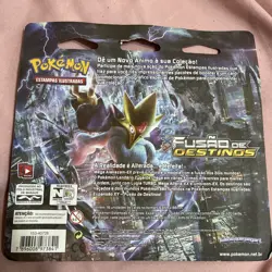 Pokemon TCG XY Fates Collide 3 Blister Pack Vivillon Promo Portuguese Brazil - Image 3