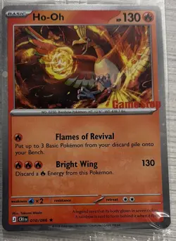 Pokemon TCG Gamestop Promo Ho-Oh 010/086 CR1en Holo English - Image 1