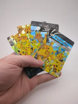 POKEMON! Pikachu V-Union SwSH Black Star Promo Set of 4 - Image 1