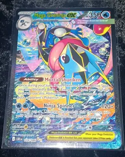 Pokemon TCG Chaos Rising MEGA GRENINJA EX SIR 116/086 Special Illustration Rare - Image 1