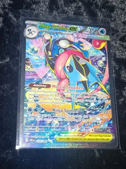 Pokemon TCG Chaos Rising MEGA GRENINJA EX SIR 116/086 Special Illustration Rare - Image 2