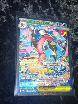 Pokemon TCG Chaos Rising MEGA GRENINJA EX SIR 116/086 Special Illustration Rare - Image 3