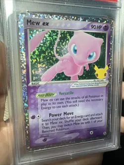 2021 Mew EX #88 Pokemon Celebrations Classic LEGEND MAKER Holo PSA 9 MINT - Image 3