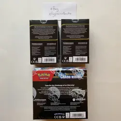 Pokemon TCG CHAOS RISING Booster Display Box + x2 Booster Bundle Factory Sealed - Image 2