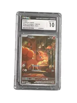 2025 Pokemon Mega Evolution Vulpix #138/132 Illustration Rare Holo CGC 10 Gem Mi - Image 1