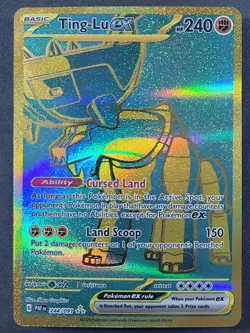 Ting-Lu ex 244/091 Hyper Rare Paldean Fates Pokemon TCG - Image 1