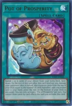 POT OF PROSPERITY *** ULTRA RARE 1ST EDITION RA01-EN066 MINT/NM YUGIOH! - Image 1
