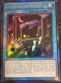 Yugioh! Clockwork Night - RA03-EN071 - Prismatic Collector's Rare - 1st Edition - Image 1