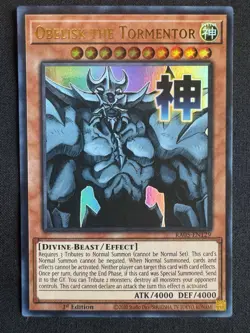 Yugioh! Obelisk the Tormentor RA05-EN129 Rarity Collection 5-1st Edition - Image 2