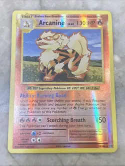Arcanine 18/108 XY Evolutions Reverse Holo Pokemon Card Near Mint 🔥 - Image 1