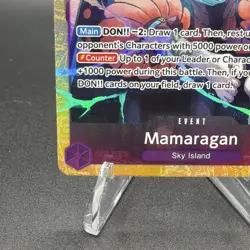 Mamaragan OP15-078 ALT ART SR One Piece Card Game Sky Island AA Near Mint Foil - Image 5