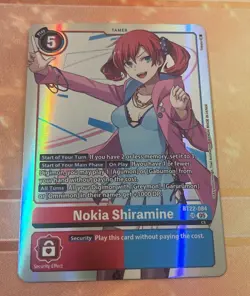 Digimon Card Game Nokia Shiramine BT22-084 SR Cyber Eden - Image 1