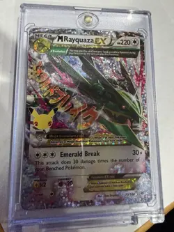 Pokemon TCG M Rayquaza EX Holo 76/108 English Card Nintendo - Image 3