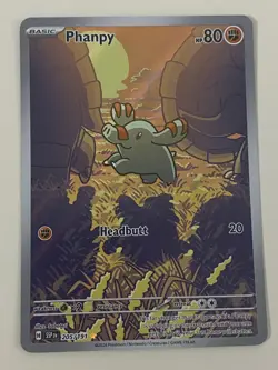 Pokemon - Phanpy 205/191 - Surging Sparks Illustration Rare NM - Plus Free Card - Image 1