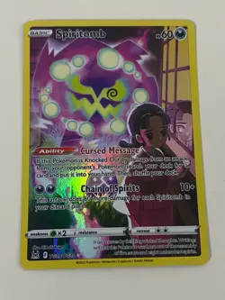 Pokemon Spiritomb TG09/TG30 - Lost Origin - Trainer Gallery NM - Plus Free Card - Image 1