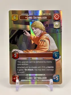 Star Wars Unlimited Showcase Card #1008 ~ Luke Skywalker Hero Of Yavin - Image 1