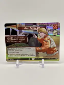 Star Wars Unlimited Showcase Card #1008 ~ Luke Skywalker Hero Of Yavin - Image 2