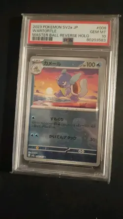 Wartortle Master Ball 008/165 - sv2a 151 - PSA 10 Card Pokemon Japanese - Image 4