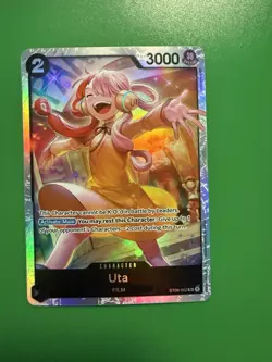 Uta ST08-002 Starter Deck 08 English SR Super Rare Holo One Piece Card Game - Image 1