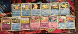 14 Slowpoke And Psyduck Cards - Mixed Era Pokemon TCG - Image 1