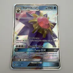 Pokemon TCG Starmie GX 14/68 S&M: Hidden Fates Half Art Card NM - Image 1