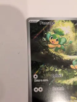 Pokemon TCG Pansage Illustration Rare Holo Black Bolt English Card 089/086 - Image 3