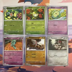 Pokemon Black Bolt Poke Ball (6) Card Lot - 005, 006, 037, 040, 047, & 064/086 - Image 1