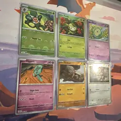 Pokemon Black Bolt Poke Ball (6) Card Lot - 005, 006, 037, 040, 047, & 064/086 - Image 2