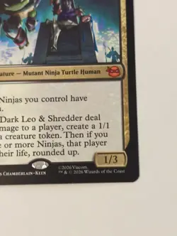 Dark Leo & Shredder Teenage Mutant Ninja Turtles Regular Mythic - Image 4