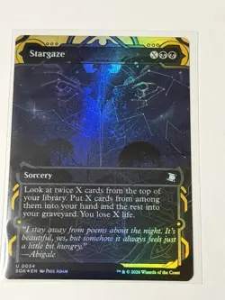 Stargaze Borderless Secrets of Strixhaven Mystical Archive Foil 34 - Image 1