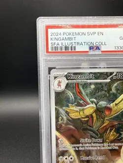 PSA 10 Kingambit 130 Scarlet & Violet Illustration Collection Pokemon Card - Image 3