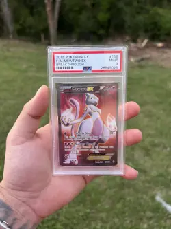 2015 POKEMON XY BREAKTHROUGH #158/162 MEWTWO EX FULL ART - Image 2