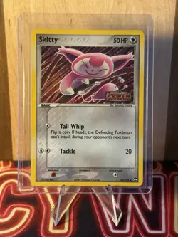 Pokemon - Skitty 62/108 Power Keepers Reverse Holo STAMPED! - Image 2