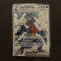 Garchomp ex Full Art 219/182 SV04: Paradox Rift Ultra Rare Holo 2023 - Image 1