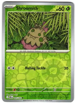 Shroomish 005/182 Reverse Holo SV10: Destined Rivals Pokemon TCG - Image 1