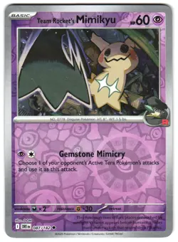 Team Rocket's Mimikyu 087/182 Reverse Holo SV10: Destined Rivals Pokemon TCG - Image 1