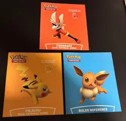 Pokemon TCG Battle Academy Board Game 2022 3 Decks Pikachu Cinderace Eevee - Image 4