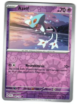 Azelf 080/191 Reverse Holo SV08: Surging Sparks Pokemon TCG - Image 1