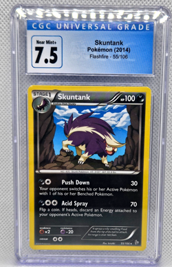 Pokemon TCG Pokemon Skuntank CGC Graded Slab - Image 1