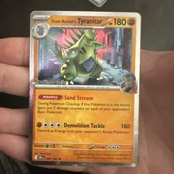 Team Rocket’s Tyranitar Promo Pokemon Center Stamp Destined Rivals Mint - Image 1