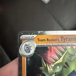 Team Rocket’s Tyranitar Promo Pokemon Center Stamp Destined Rivals Mint - Image 2