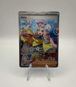 Pokemon TCG Iono 269/193 Paldea Evolved Special Illustration Rare Full Art Holo - Image 1
