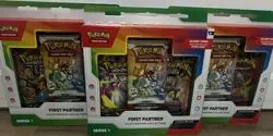 Pokemon First Partner Pack Series 1 Illustration Collection (3 Boxes) - Image 1