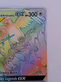 Pokemon Moltres & Zapdos & Articuno GX Hidden Fates #69/68 HP TCG - Image 3