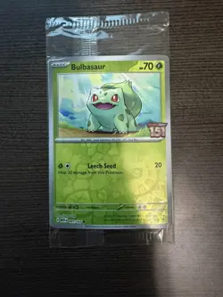 Bulbasaur - (Best Buy Exclusive) Promo Reverse Holo 001/165 NM Pokemon TCG - Image 1