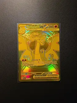 Pokemon TCG Mega Charizard X EX 130/094 Mega Hyper Rare Phantasmal Flames - Image 1