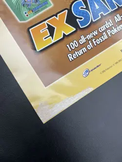 Pokemon 2003 Ex Sandstorm TCG Dealer Promo Poster 17" x 22", Nintendo, Used - Image 3